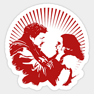 the last of us tv series " TLOU " tshirt sticker etc. design by ironpalette Sticker